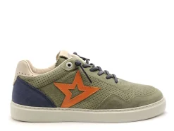 Cetti C1410 Kaki Baskets Basses Homme
