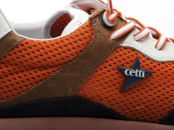 Cetti C1382 Orange Baskets Basses Homme