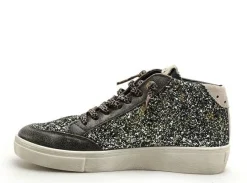 Cetti C1333SRA Argent Basket Montante Femme