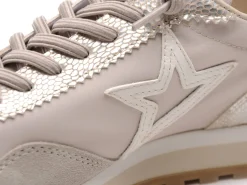 Cetti C1259 SRA Beige Baskets Basses Femme