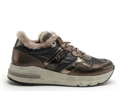 Cetti C1274SRA Kaki Baskets Basses Femme