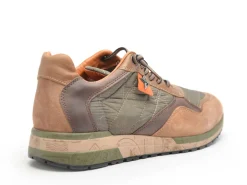 Cetti C848XL Kaki Baskets Basses Homme