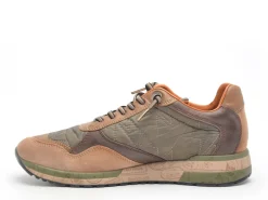 Cetti C848XL Kaki Baskets Basses Homme