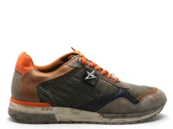 Cetti C848XL Kaki Baskets Basses Homme