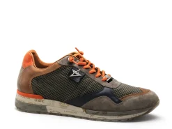 Cetti C848XL Kaki Baskets Basses Homme
