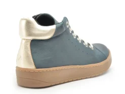 Chacal 7345 Bleu Basket Montante Femme