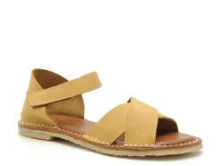 Chacal 7552 Jaune Sandales Plates Femme