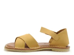 Chacal 7552 Jaune Sandales Plates Femme