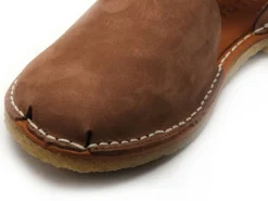Chacal 7152 Marron Sandales Plates Femme