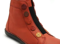 Chacal 6826 Orange Boots et Bottines Plates Femme