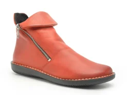 Chacal 7237 Orange Boots et Bottines Plates Femme