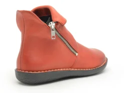 Chacal 7237 Orange Boots et Bottines Plates Femme