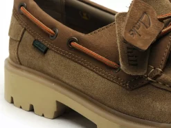 Clarks CLEYHILL BOAT Beige Mocassins Homme