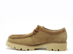 Clarks CLEYHILL SEAM Beige Mocassins Homme