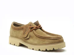 Clarks CLEYHILL SEAM Beige Mocassins Homme