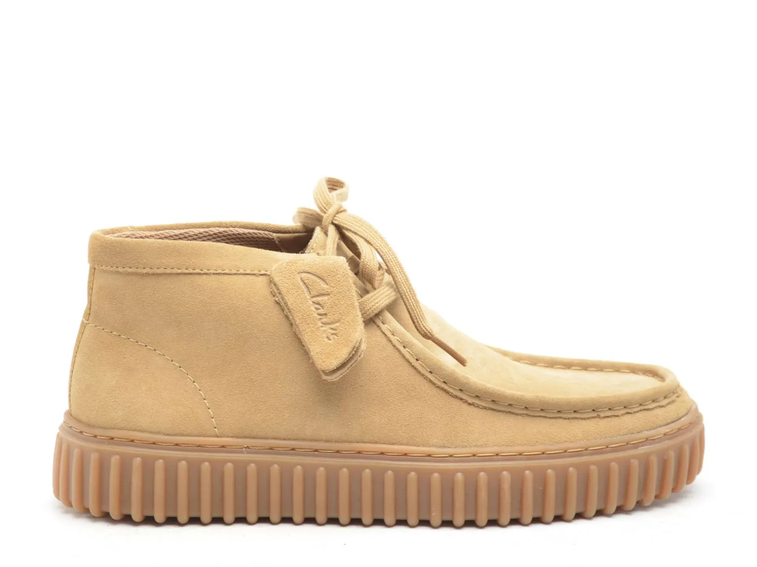 Clarks TORHILL HI Beige Mocassins Homme