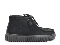 Clarks TORHILL HI Noir Mocassins Homme
