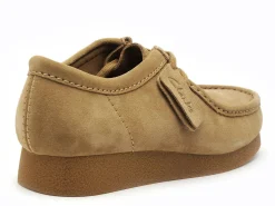 Clarks WALLABEE Beige Mocassins Homme