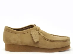 Clarks WALLABEE Beige Mocassins Homme