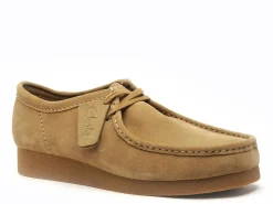 Clarks WALLABEE Beige Mocassins Homme