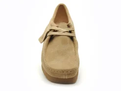 Clarks WALLABEE EVO Beige Mocassins Femme