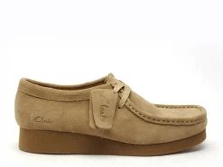 Clarks WALLABEE EVO Beige Mocassins Femme