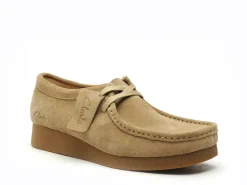 Clarks WALLABEE EVO Beige Mocassins Femme