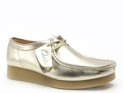 Clarks WALLABEE EVO Or Mocassins Femme