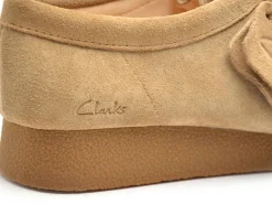 Clarks WALLABEEEVOSH Beige Mocassins Femme