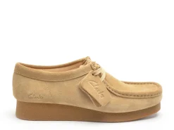 Clarks WALLABEEEVOSH Beige Mocassins Femme