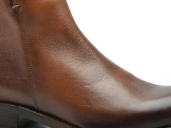 Coco Abricot AMANVILLERS CUIR Marron Boots et Bottines Plates Femme