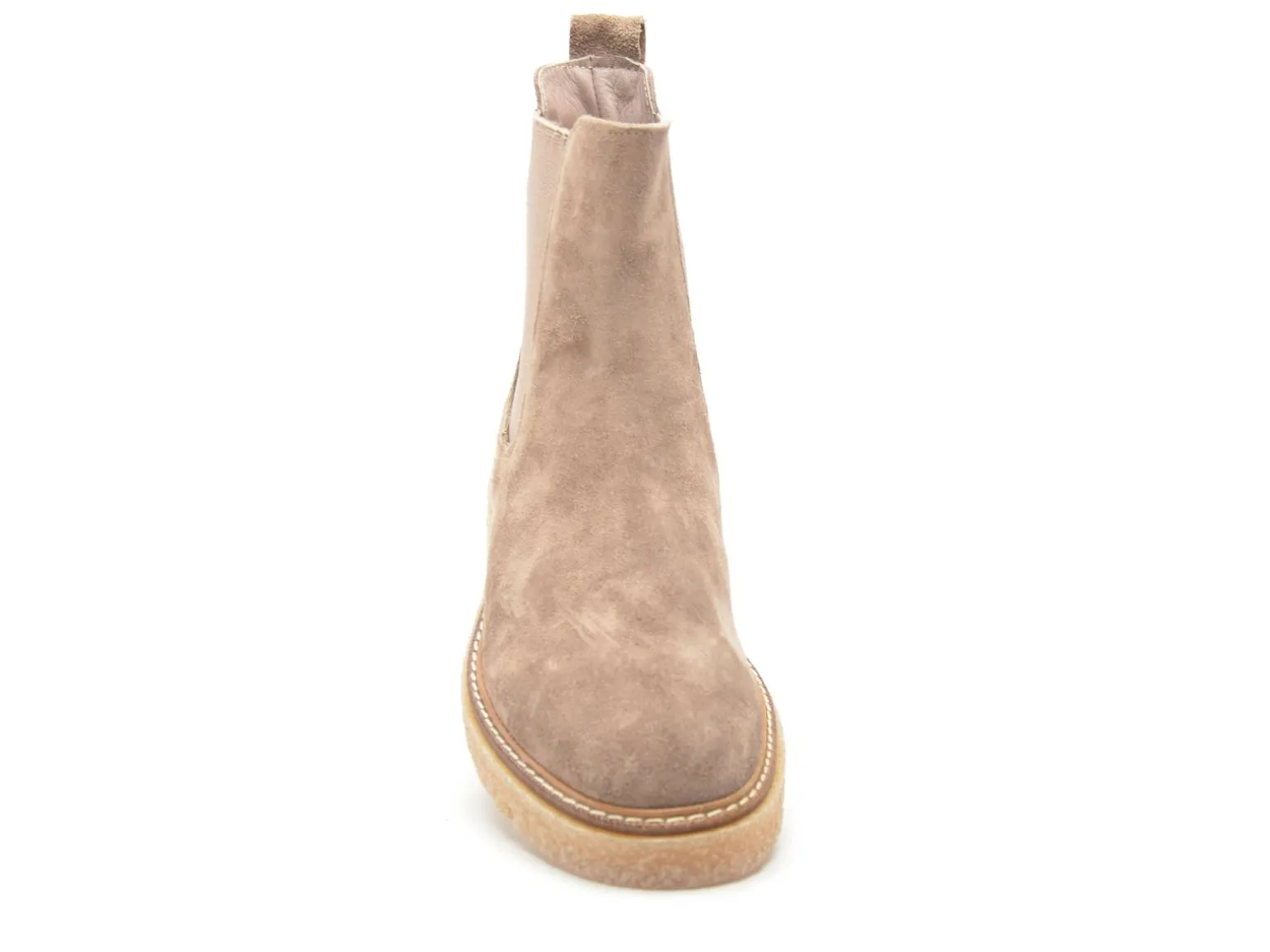 Coco Abricot EBERBACH Chelsea Beige Boots et Bottines à Talons Femme