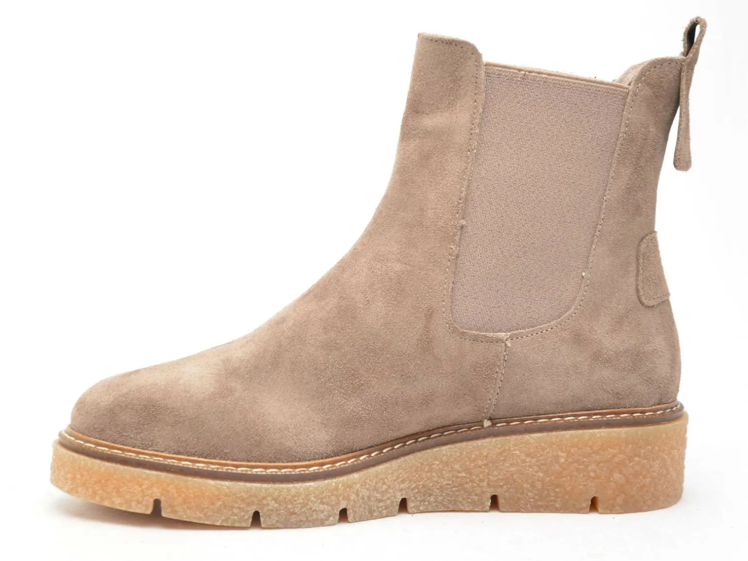 Coco Abricot EBERBACH Chelsea Beige Boots et Bottines à Talons Femme
