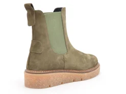 Coco Abricot EBERBACH Chelsea Kaki Boots et Bottines à Talons Femme