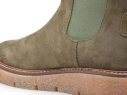 Coco Abricot EBERBACH Chelsea Kaki Boots et Bottines à Talons Femme