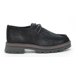 Coco Abricot ECAILLON Noir Mocassins Femme