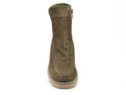 Coco Abricot ESTOHER Kaki Boots et Bottines à Talons Femme