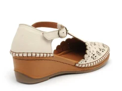 Coco Abricot MADRIAT Beige Sandales à Talons Femme