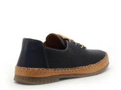 Coco Abricot MAFFLIERS Bleu Baskets Basses Femme