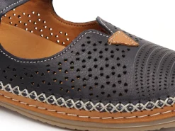 Coco Abricot MAFFRECOURT Bleu Ballerines Femme
