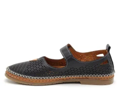 Coco Abricot MAFFRECOURT Bleu Ballerines Femme