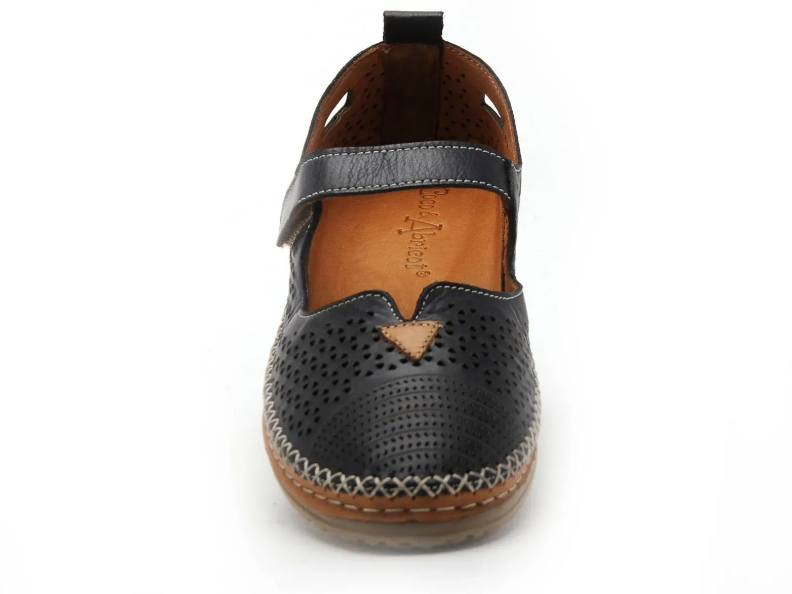 Coco Abricot MAFFREUCOURT Bleu Ballerines Femme