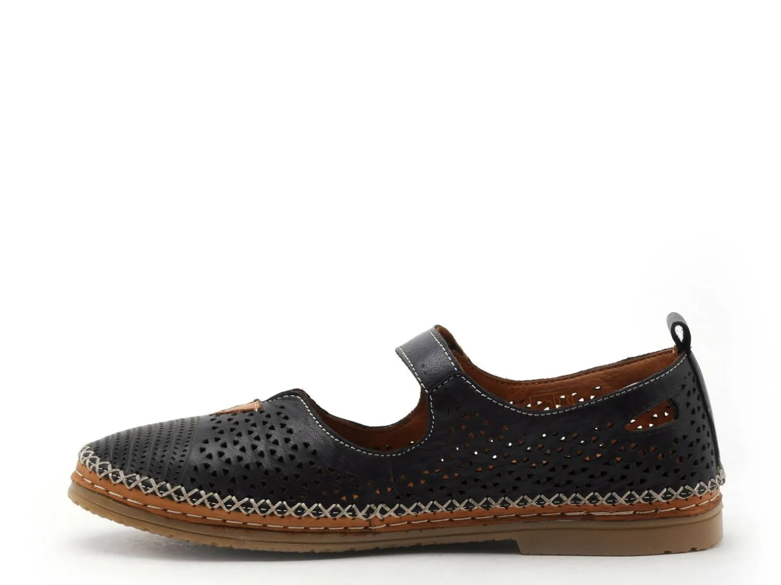 Coco Abricot MAFFREUCOURT Bleu Ballerines Femme