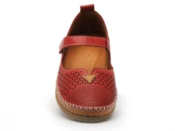 Coco Abricot MAFFREUCOURT Rouge Ballerines Femme