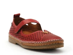 Coco Abricot MAFFREUCOURT Rouge Ballerines Femme