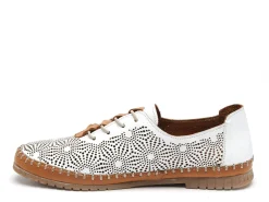 Coco Abricot MAFLIER Blanc Baskets Basses Femme