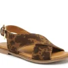 Coco Abricot MAGNIERES Marron Sandales Plates Femme