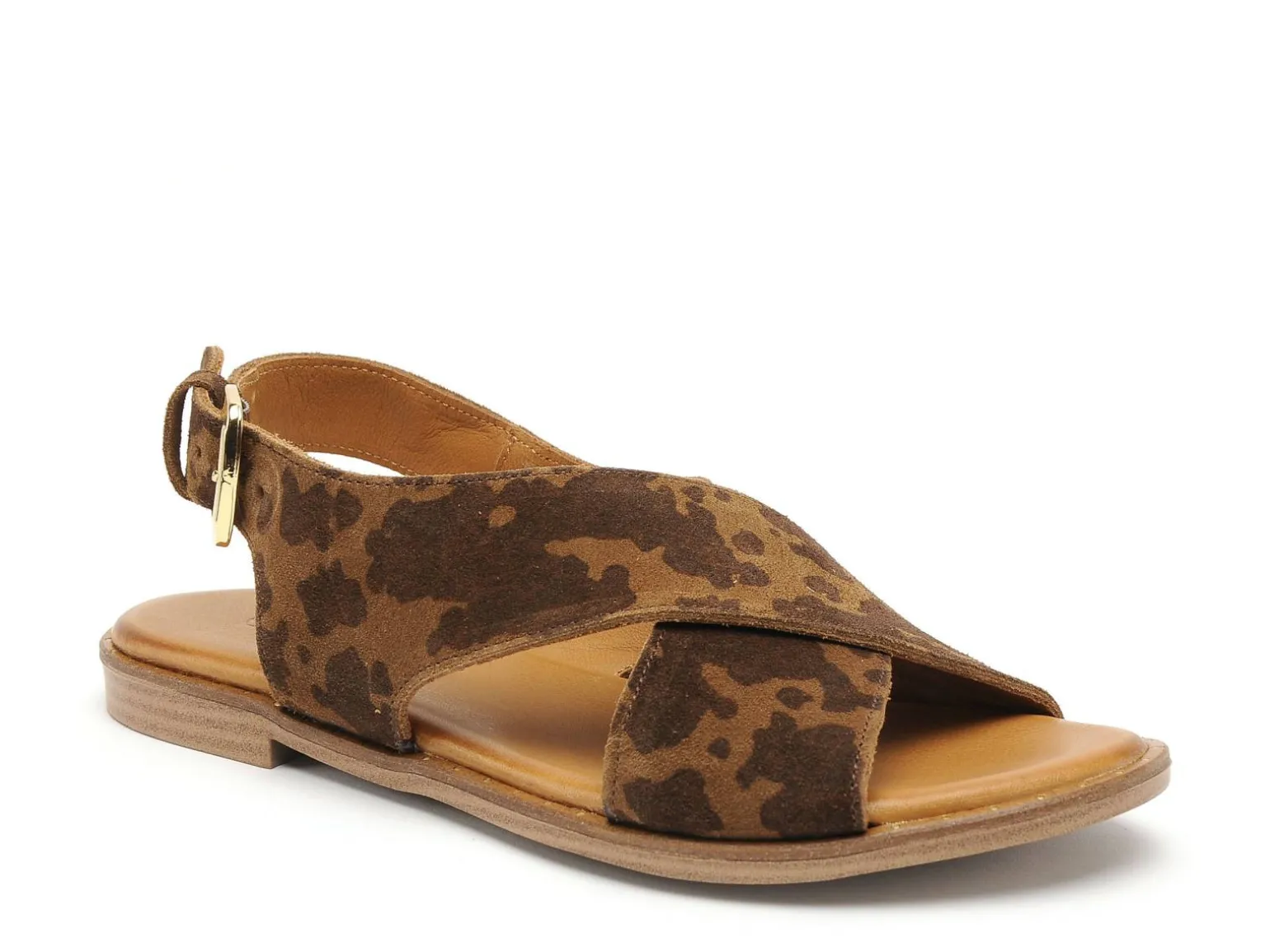 Coco Abricot MAGNIERES Marron Sandales Plates Femme