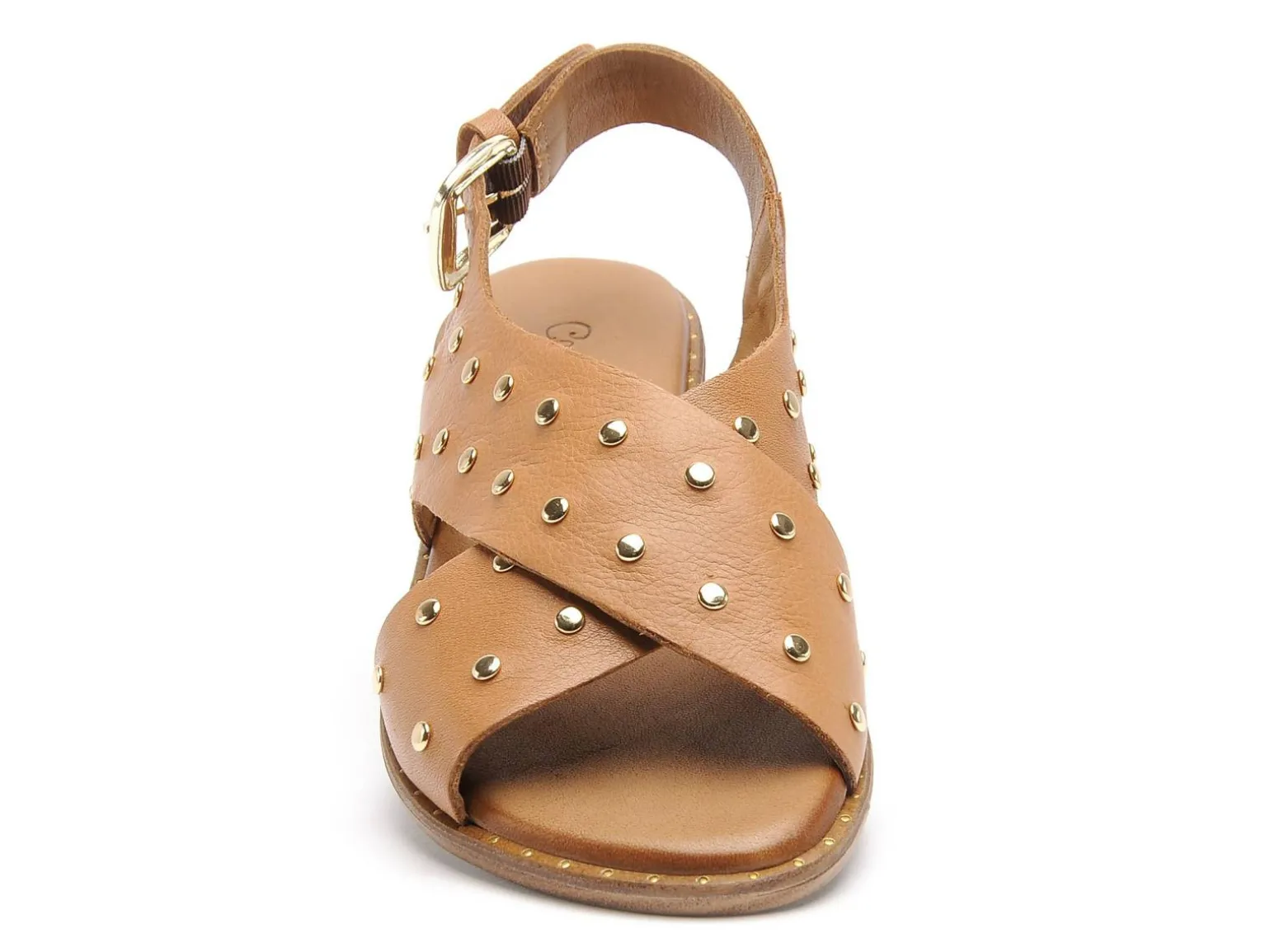Coco Abricot MAGNIEU Marron Sandales Plates Femme
