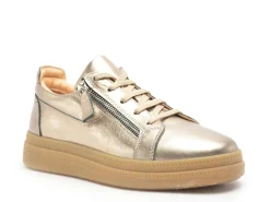 Coco Abricot MALAFRETAZ Or Baskets Basses Femme